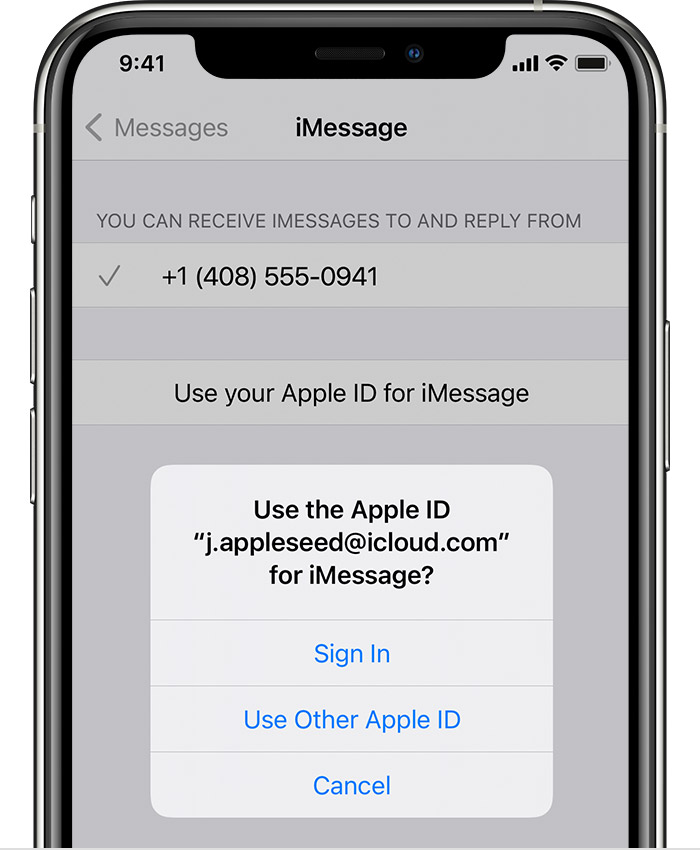 Use Apple Id For Imessage